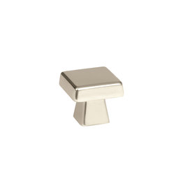 Amerock Blackrock Square Knob Polished Nickel - 1 1/8 in