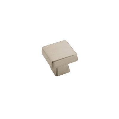 Amerock Blackrock Square Knob Satin Nickel - 1 1/8 in