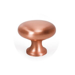 Viefe Duke Knob Brushed Copper - 1 1/4 in