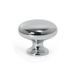 Viefe Duke Knob Polished Chrome - 1 1/4 in
