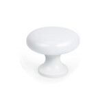 Viefe Duke Knob White - 1 1/4 in