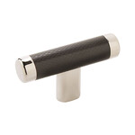 Amerock Esquire T-Knob Polished Nickel and Black Bronze - 2 5/8 in