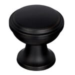 Amerock Westerly Round Knob Black Bronze 30mm