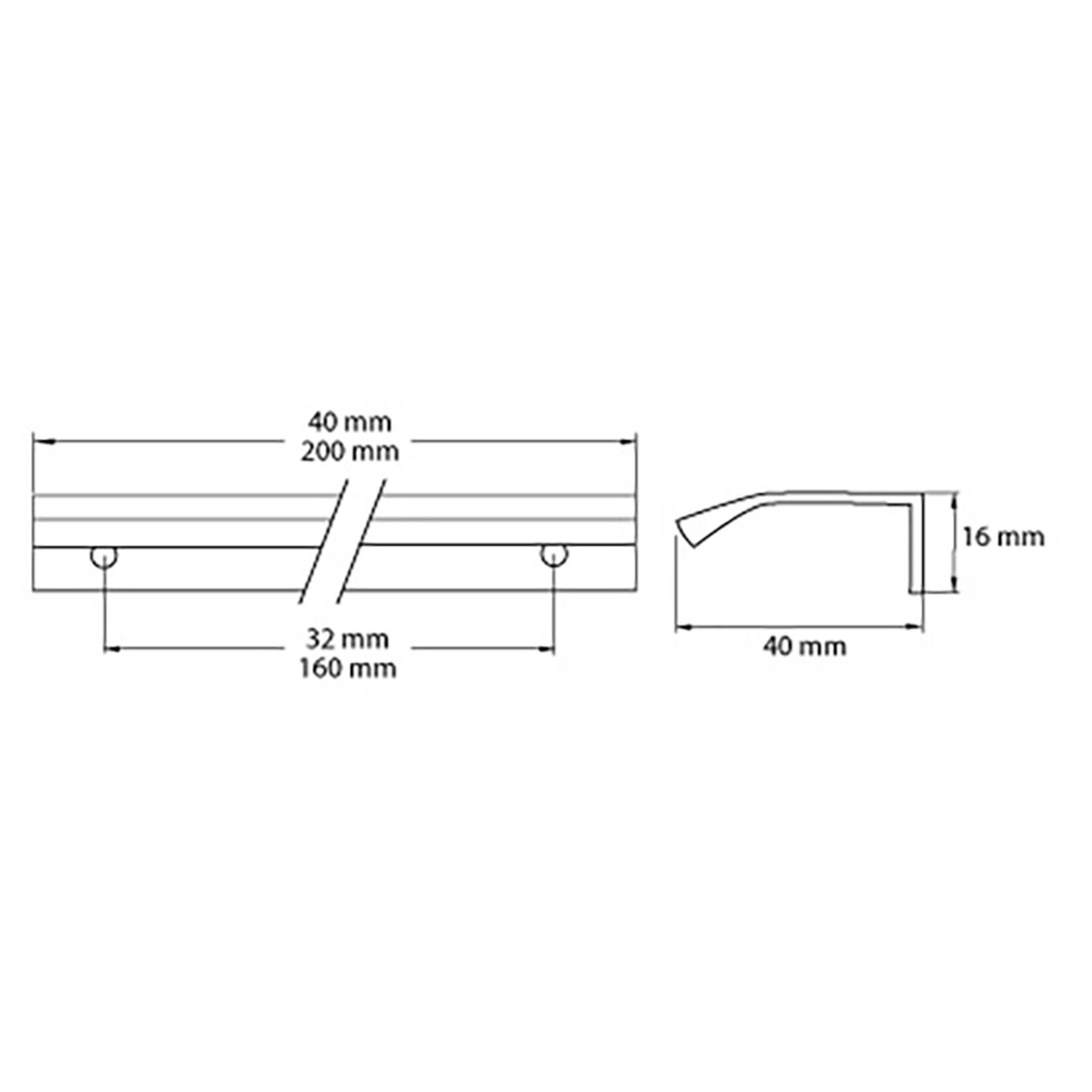 Marathon Hardware Colville Edge Pull