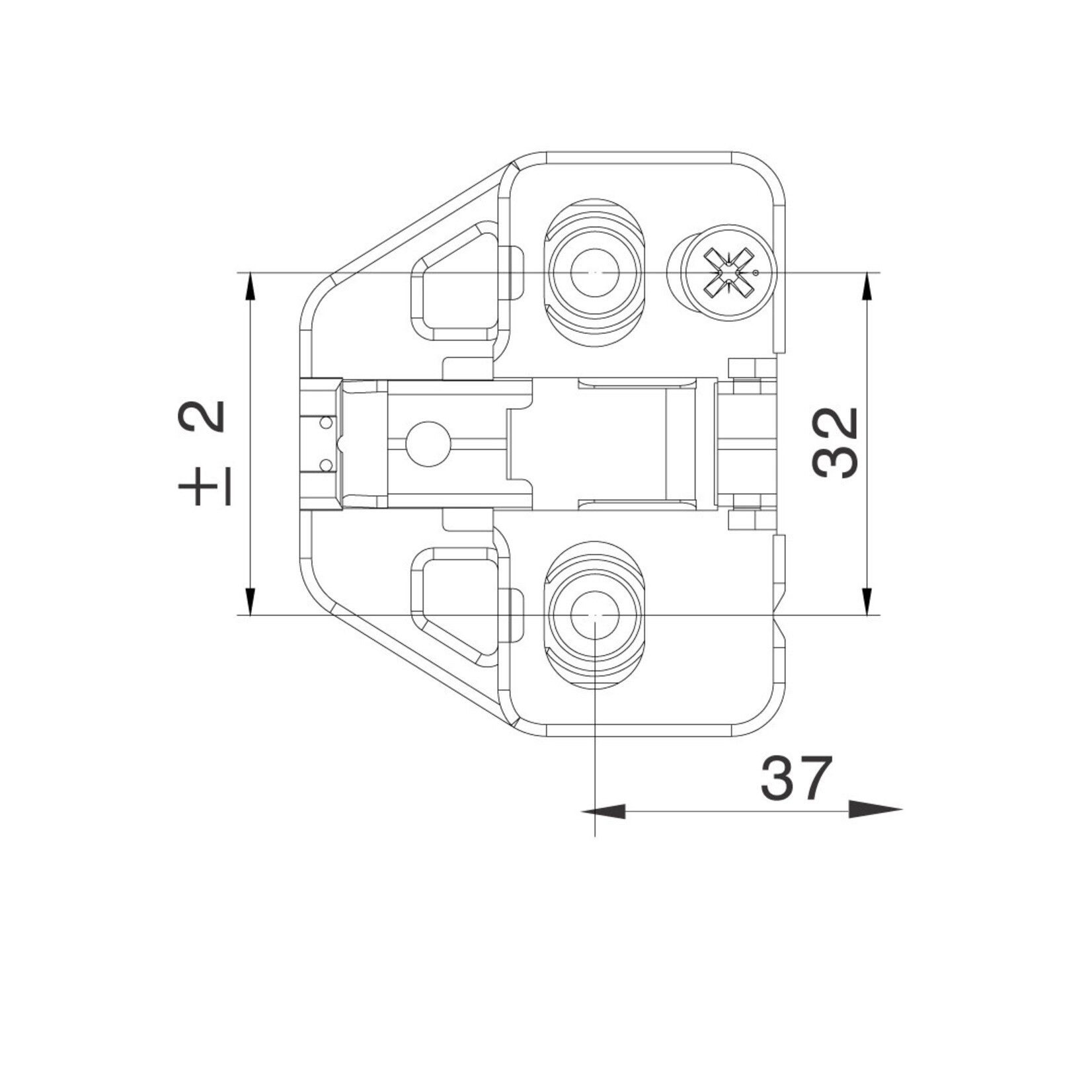 DTC DTC - Clip-on - Cam Mounting Plate