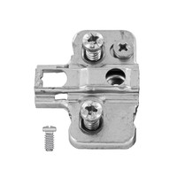 DTC - Clip-on - Cam Mounting Plate for Pie Corner Hinge - 2 mm - Euro Screw Install