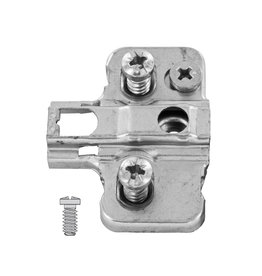 DTC DTC - Clip-on - Cam Mounting Plate for Pie Corner Hinge - 2 mm - Euro Screw Install