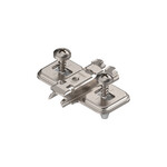 Blum Blum - CLIP Cruciform - One-Piece Mounting Plate - 0 mm - Expansion Dowel install