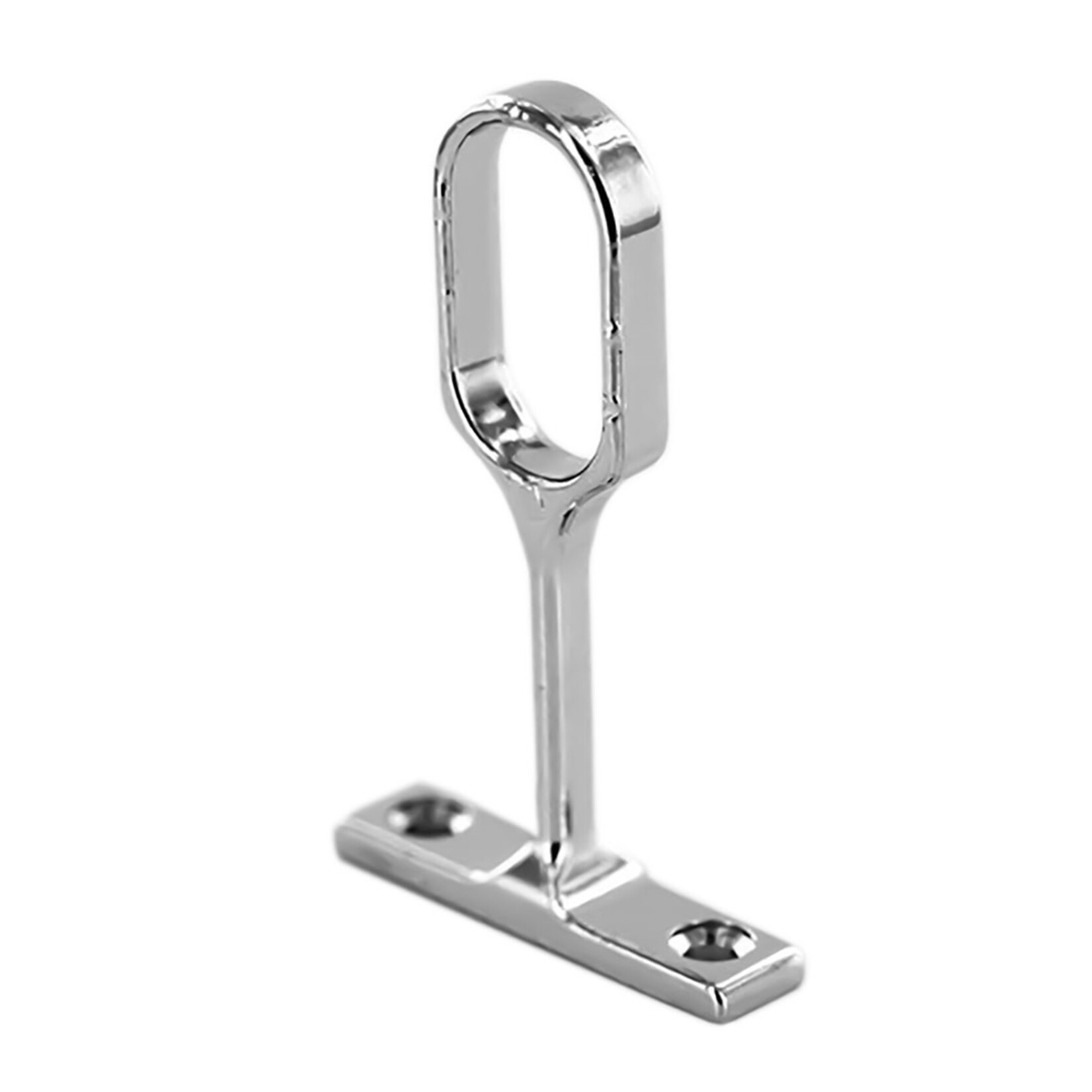 Marathon Hardware Central Oval Closet Rod Holder