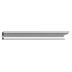 Marathon Hardware Heavy Duty Round Closet Rod x 8 ft - Chrome