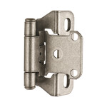 Amerock Amerock Face Frame 1/4 in Overlay Hinge - Weathered Nickel