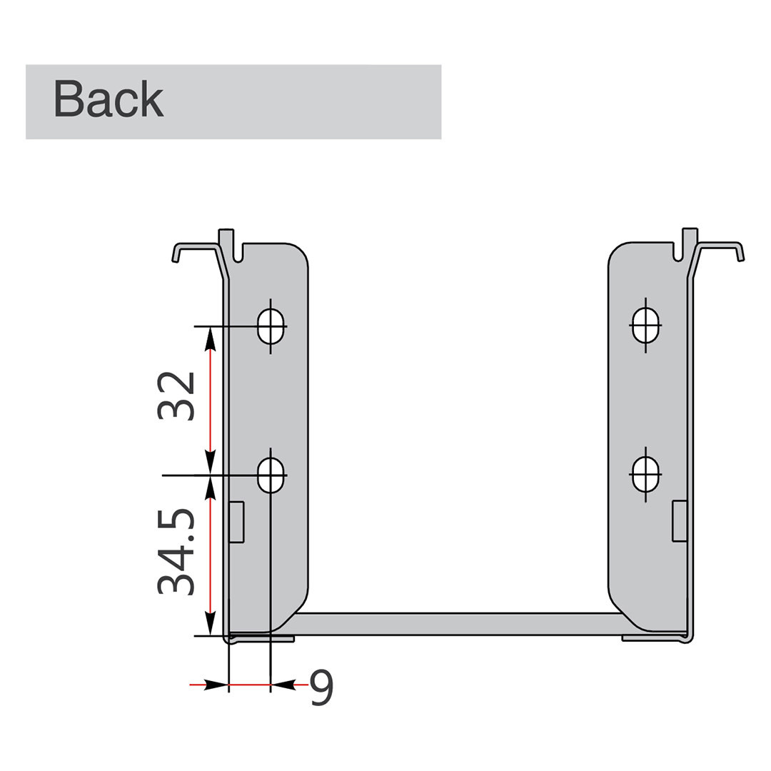 DTC DTC Metalbox Drawer Kit Self-Closing