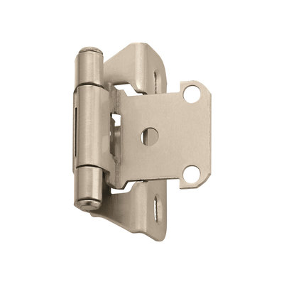 Amerock Amerock Face Frame 1/4 in Overlay Hinge - Satin Nickel