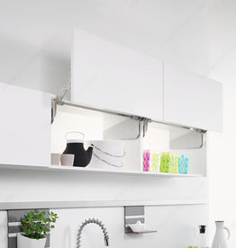 Kesseböhmer FREEslide Parallel Lift Kit - 18 3/8 to 23 5/8 in White with 57 7/8 in Torsion Bar