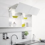 Kesseböhmer FREEfold Bi-fold Lift Kit - 20 1/2 to 23 1/4 in White with Screw-On