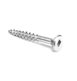 Marathon Hardware #8 Robertson Lo-Root Wood Screw - 1 1/4 in (100 Pack)