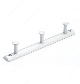 Richelieu Essential Hook Rack Aluminum - 8 1/2 in