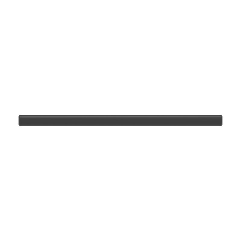 HICKORY HARDWARE Karat 6-5/16 in. (160 mm) Matte Black Cabinet