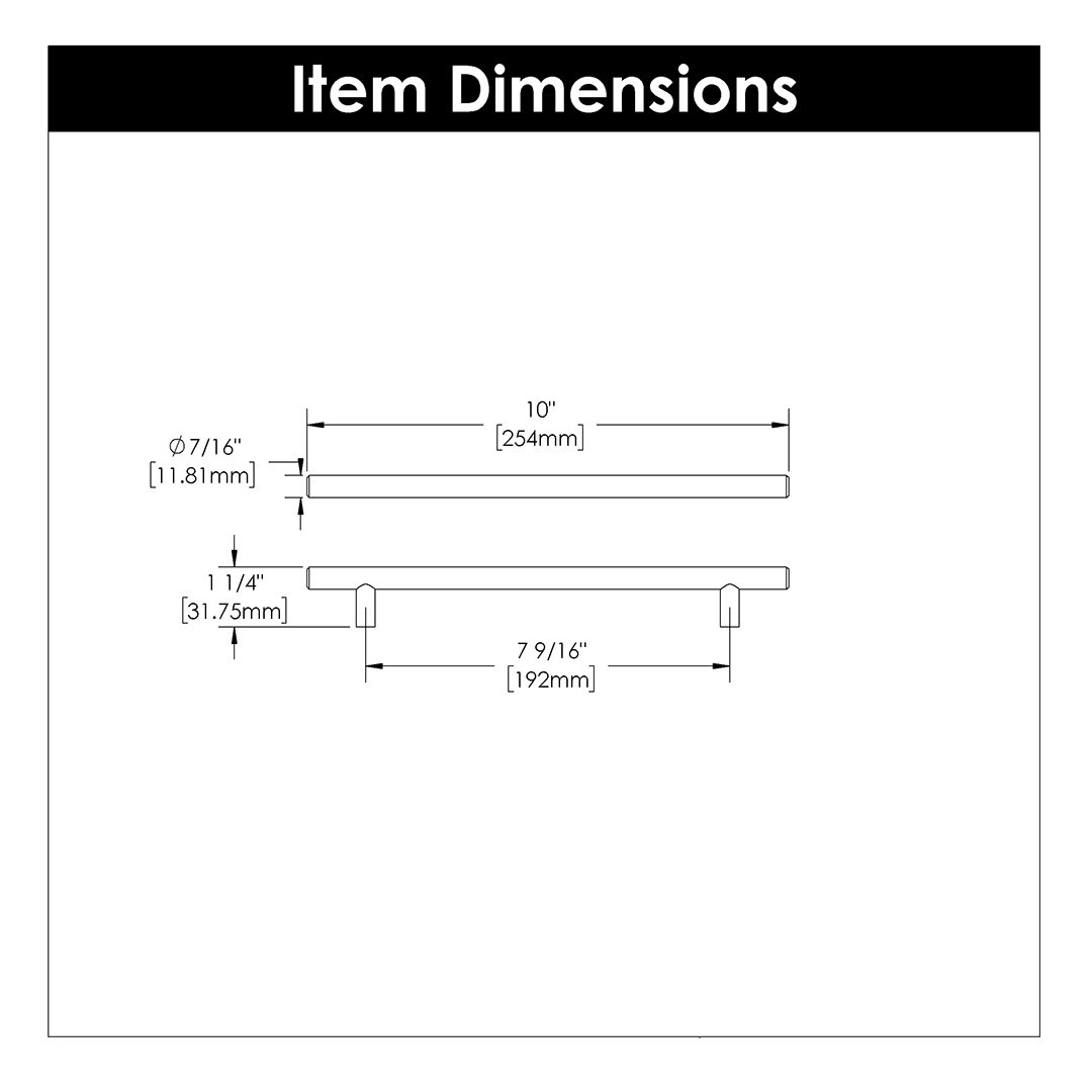 Hickory Hardware Bar Pull