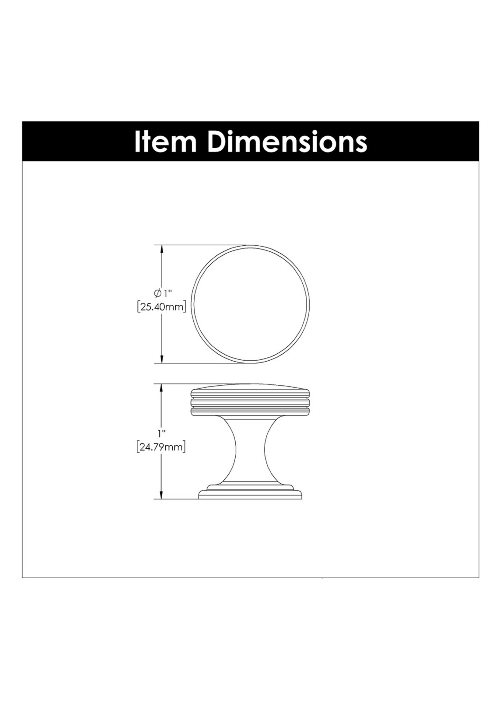 Hickory Hardware American Diner Knob