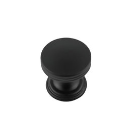 Hickory Hardware American Diner Knob Matte Black - 1 in