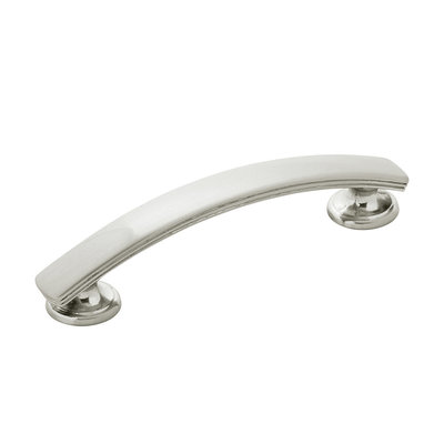 Hickory Hardware American Diner Pull Satin Nickel - 3 3/4 in