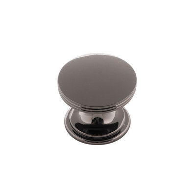 Hickory Hardware American Diner Knob Black Nickel - 1 3/8 in