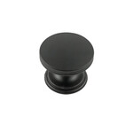 Hickory Hardware American Diner Knob Matte Black - 1 3/8 in