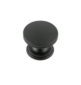 Hickory Hardware American Diner Knob Matte Black - 1 3/8 in