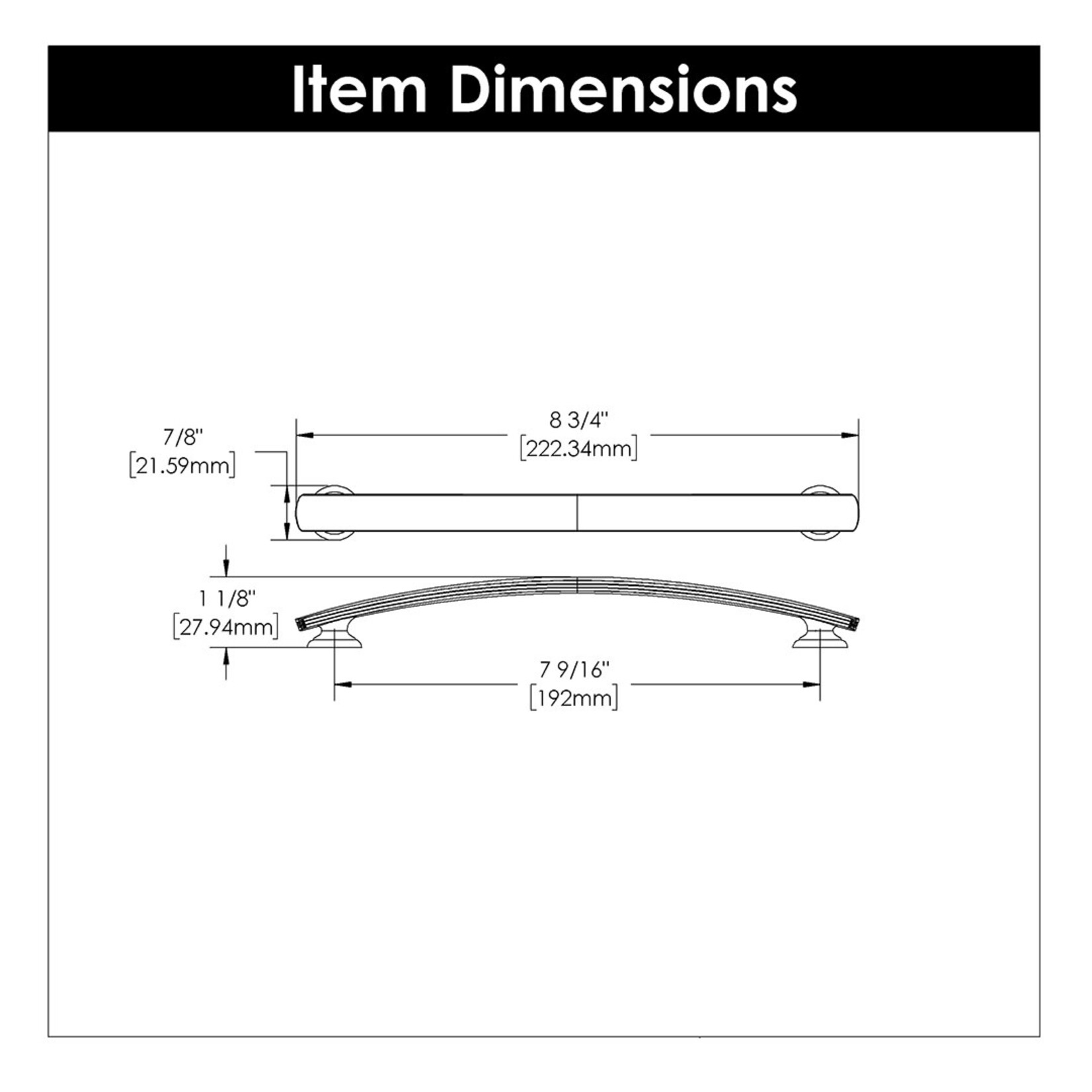 Hickory Hardware American Diner Pull