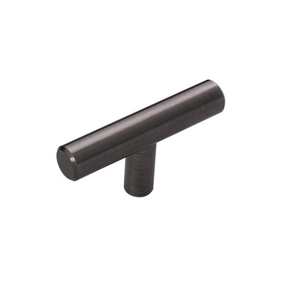 Hickory Hardware Bar T-Knob Brushed Black Nickel - 2 3/8 in