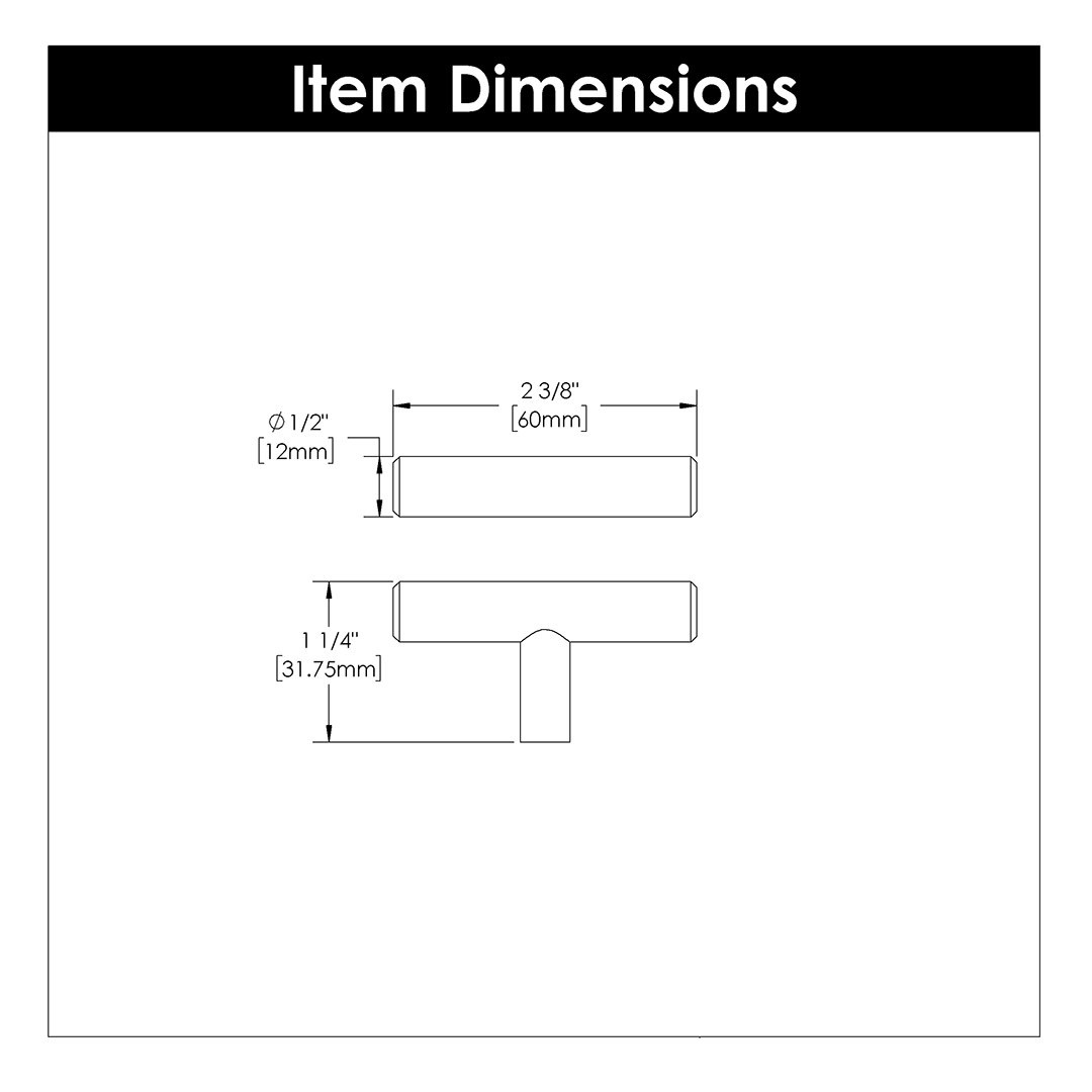 Hickory Hardware Bar T-Knob