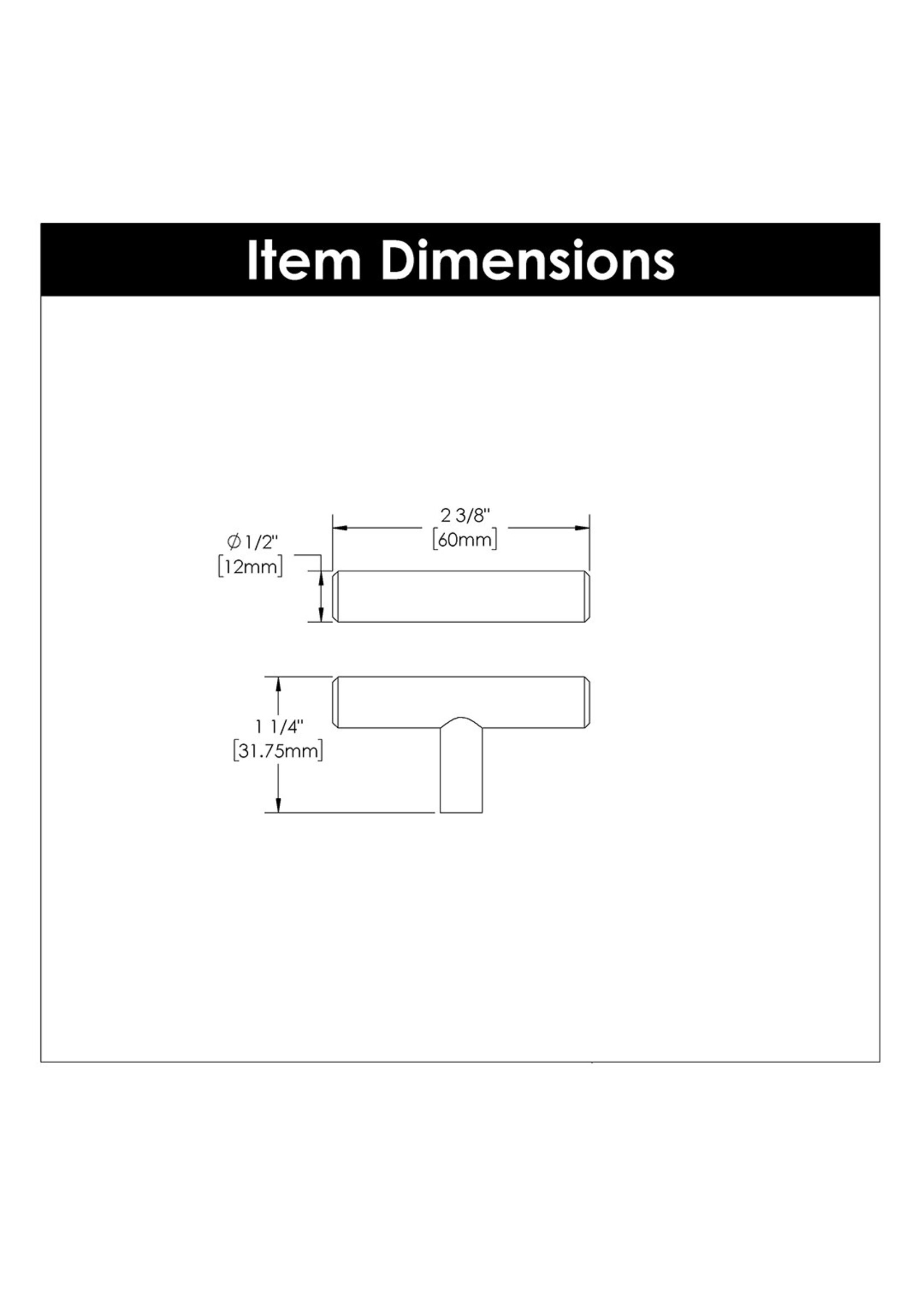Hickory Hardware Bar T-Knob