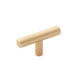 Hickory Hardware Bar T-Knob Royal Brass - 2 3/8 in (DISCONTINUED)