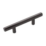 Hickory Hardware Bar Pull Brushed Black Nickel - 2 1/2 in