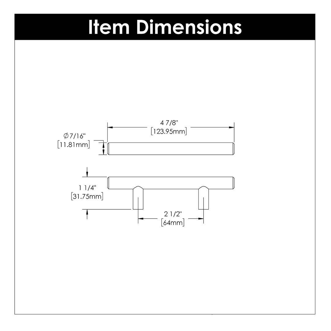 Hickory Hardware Bar Pull