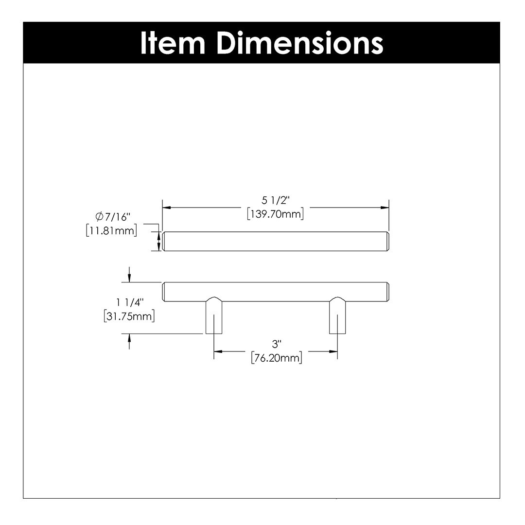 Hickory Hardware Bar Pull