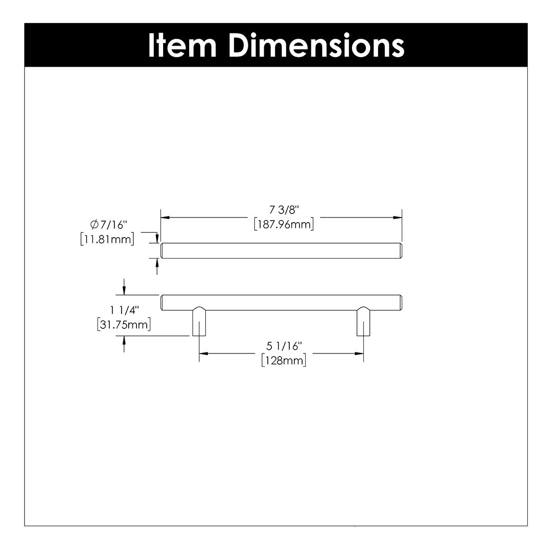 Hickory Hardware Bar Pull