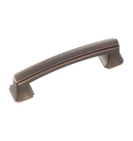 Hickory Hardware Bridges Pull Oil-Rubbed Bronze Highlighted - 3 in