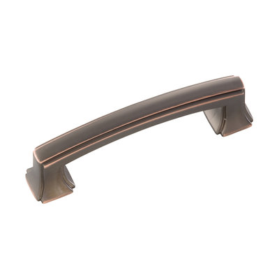 Hickory Hardware Bridges Pull Oil-Rubbed Bronze Highlighted - 3 in