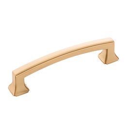 Hickory Hardware Bridges Pull Brushed Golden Brass - 3 3/4 in