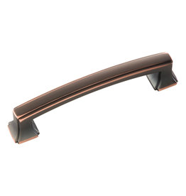 Hickory Hardware Bridges Pull Oil-Rubbed Bronze Highlighted - 3 3/4 in