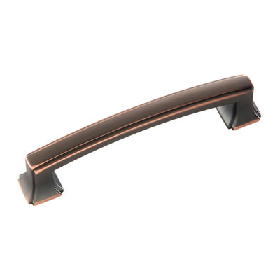 Hickory Hardware Bridges Pull Oil-Rubbed Bronze Highlighted - 3 3/4 in