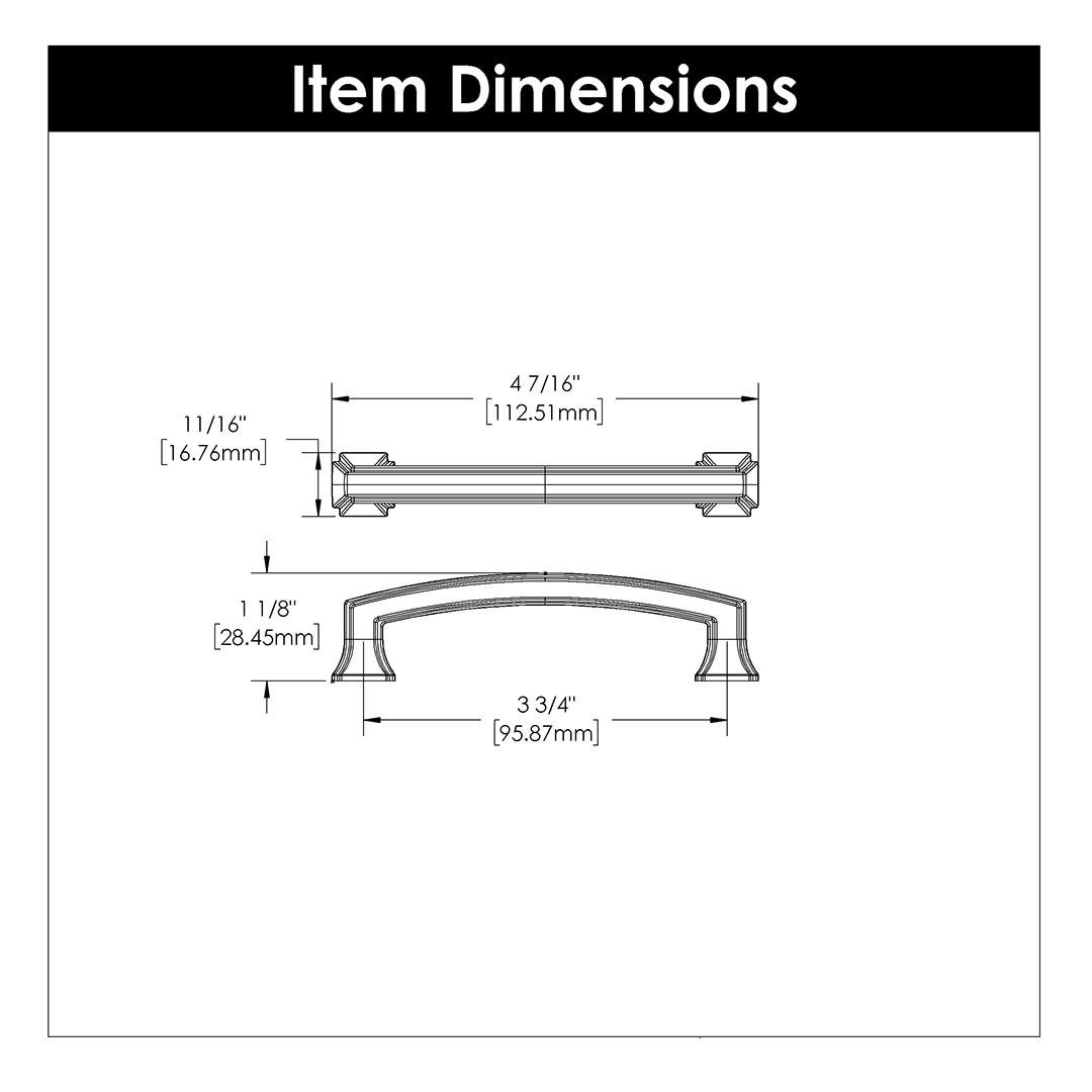 Hickory Hardware Bridges Pull