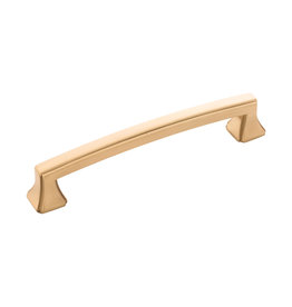 Hickory Hardware Bridges Pull Brushed Golden Brass - 5 1/16 in