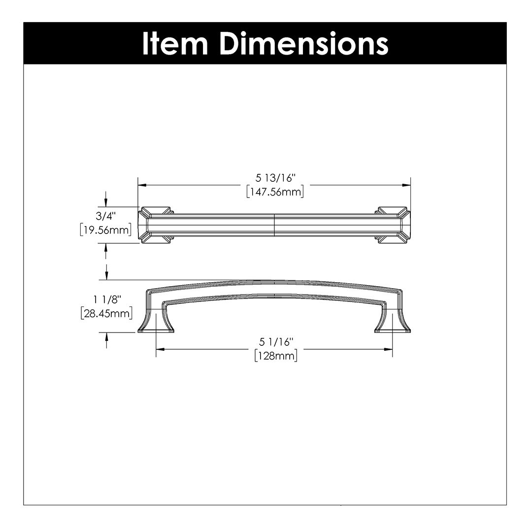 Hickory Hardware Bridges Pull