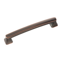 Bridges Pull Oil-Rubbed Bronze Highlighted - 5 1/16 in