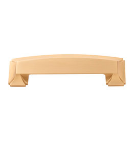 Hickory Hardware Bridges Cup Pull Brushed Golden Brass - 3 3/4 in