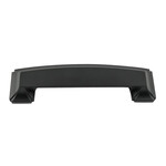 Hickory Hardware Bridges Cup Pull Matte Black - 3 3/4 in
