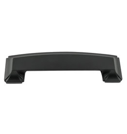 Hickory Hardware Bridges Cup Pull Matte Black - 3 3/4 in